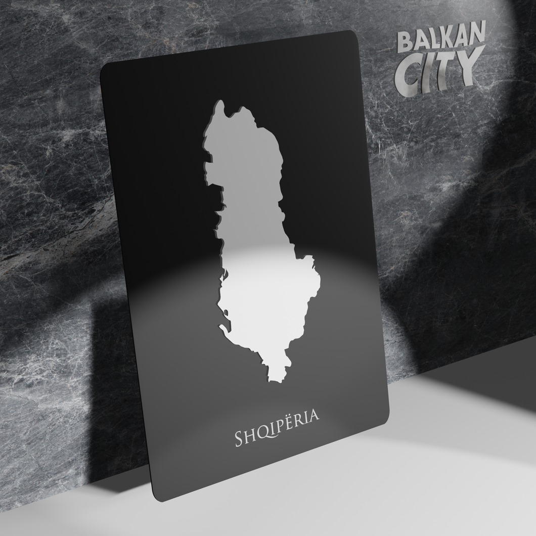 Albania Acrylic Plate 3D | BalkanCity