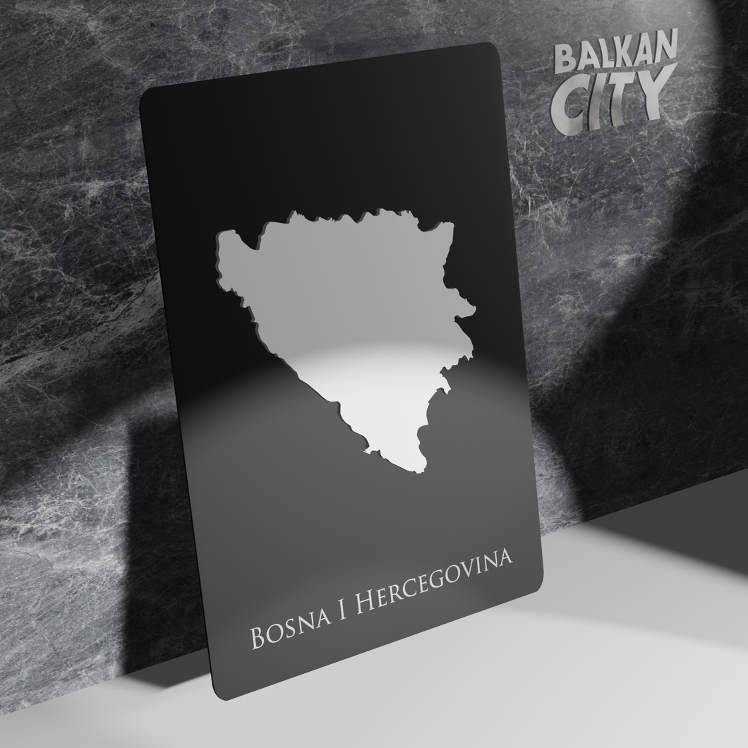Bosna I Hercegovina Acrylic Plate 3D | BalkanCity
