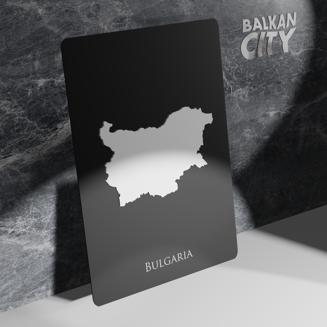 Bulgaria Acrylic Plate 3D | BalkanCity