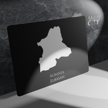 Load image into Gallery viewer, &quot;Elbasan&quot; Albania Acrylic Plate 3D A3 | BalkanCity
