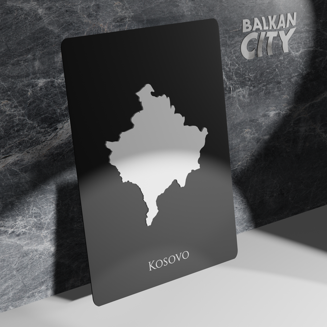 Kosovo Acrylic Plate 3D | BalkanCity
