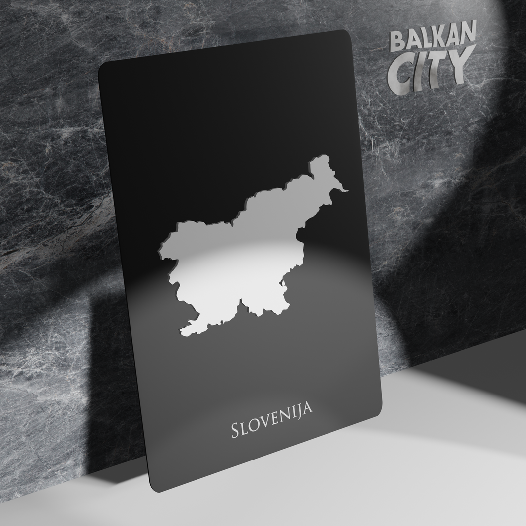Slovenija Acrylic Plate 3D | BalkanCity