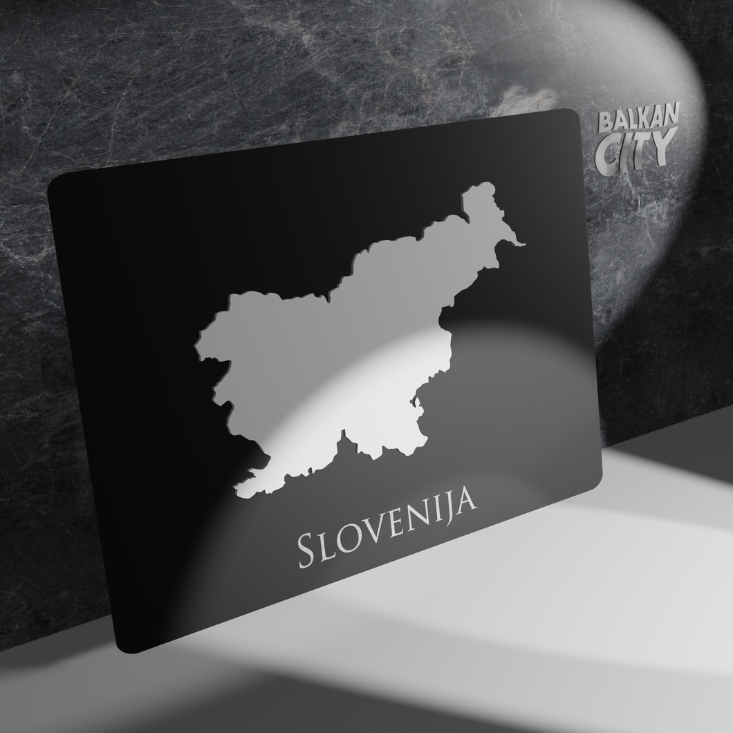 Slovenija Acrylic Plate 3D | BalkanCity
