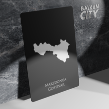 Load image into Gallery viewer, &quot;Gostivar&quot; Makedonija Acrylic Plate 3D | BalkanCity
