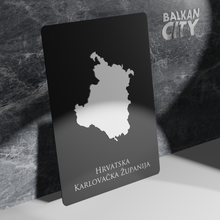 Load image into Gallery viewer, &quot;Karlovačka Županija&quot; Hrvatska Acrylic Plate 3D | BalkanCity
