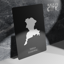 Load image into Gallery viewer, &quot;Leskovac&quot; Srbija Acrylic Plate 3D | BalkanCity
