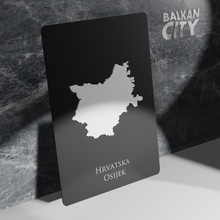 Load image into Gallery viewer, &quot;Osijek&quot; Hrvatska Acrylic Plate 3D | BalkanCity
